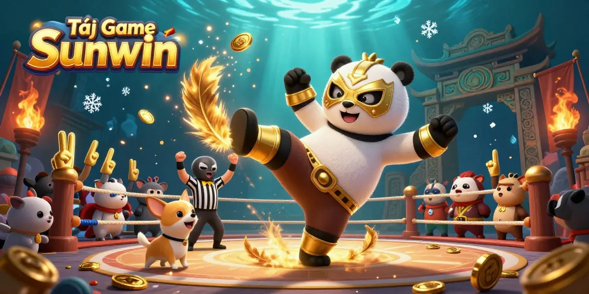 Tải game Sunwin with amazing 3D animals engaging in exciting betting action.