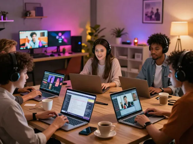 Engaging porn chat interaction scene featuring diverse users in a lively online chat room.