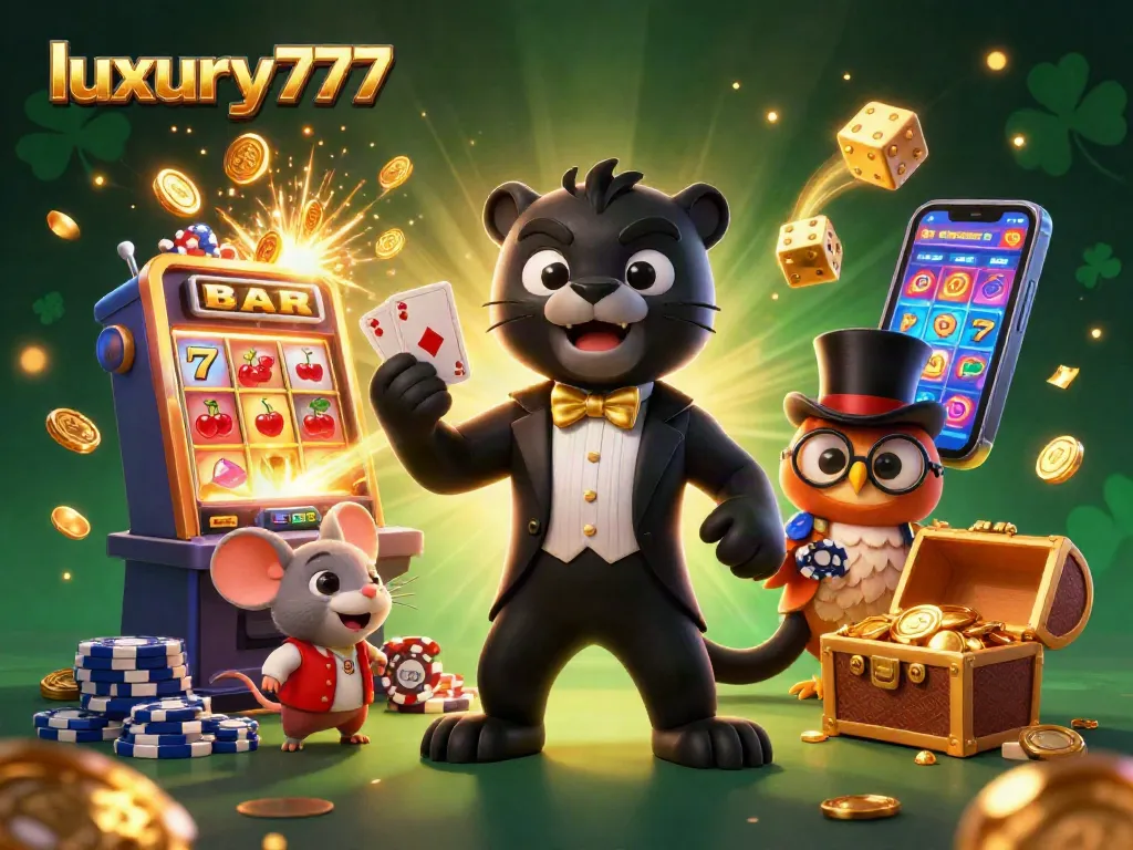 Experience the excitement of luxury777 with our stylish 3D blackjack scene featuring vibrant casino elements.
